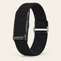Bracelet Kalyo noir sans écran, bracelet nylon tressé