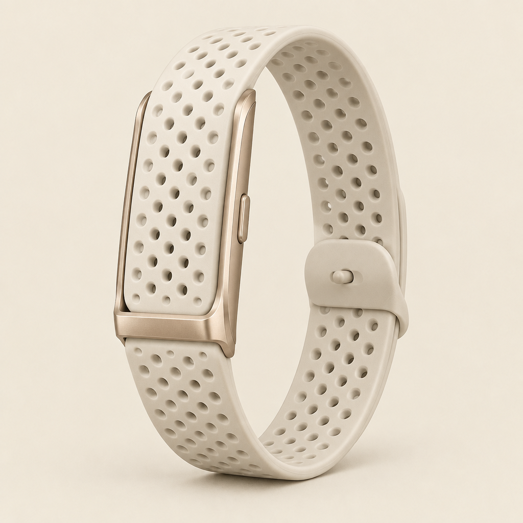 Bracelet silicone sport crème inclus avec Kalyo Beige